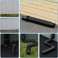thumbnail image 7 of 3 Pack Flexible Gutter Downspout Extensions Extendable from 21" to 67", Downspout Extender Comes with Adapters, Thickened Down spout Drain Extension for Rainwater Drainage, 7 of 7