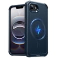 thumbnail image 1 of Funda de teléfono ESR para iPhone 16e Cyber Series con MagSafe Navy, 1 of 8