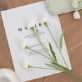 thumbnail image 4 of Artificial Flowers 19.3 Inch Long Stems Fake Silk Flowers for Home Decor Wedding Centerpieces Bouquet Vase Fillers Party Office Garden Decoration Single Pack, 4 of 5