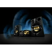 Philips Bluetooth USB Stereo System with CD Player, MP3 Player, Remote Control Wireless Boombox, FX10