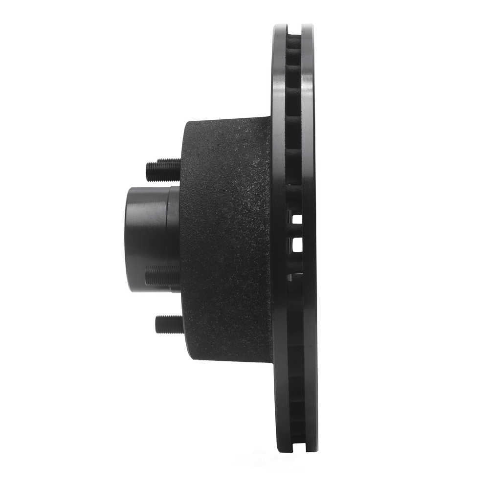 Dynamic Friction Company 633-39000L DFC Brake Rotor - Drilled And Slotted - Black