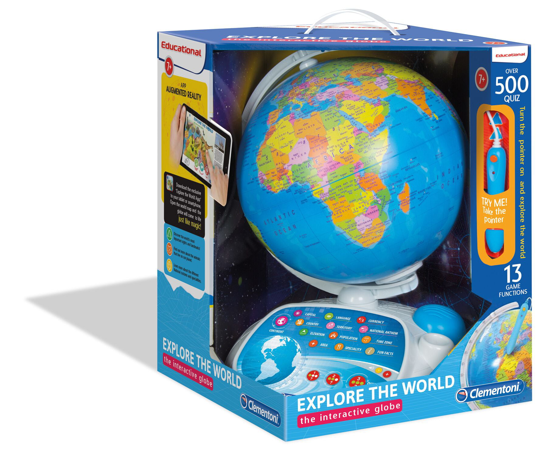 Interactive Talking Globe with Optical Reader Pen | 3+ Hours of Information