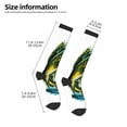 thumbnail image 2 of Fotbe Big bass fish print Women's Men's Novelty Crew Socks Cotton Socks Knee High Socks for Walking,Running,Nurses,Pregnancy, 2 of 6