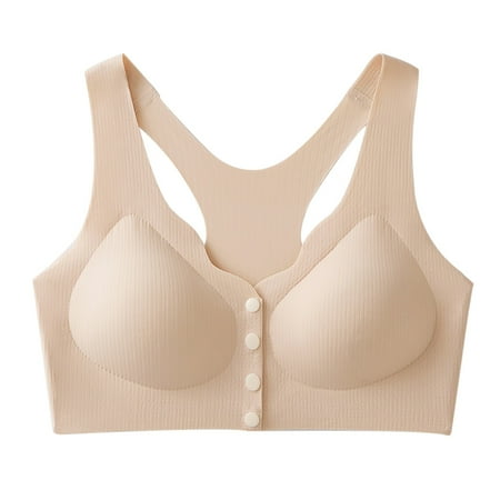 HCURIBAD Wireless Bras Clearance! Sports Bras for Women Women S Sports Bra Bra Womens Tank Tops with Built In Bra Push up Bra Backless Bra Bras for Women Beige M