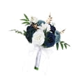 thumbnail image 4 of Ramo de novia,Porta ramos de novia con flores artificiales,Regalos de aniversario para la ceremonia de la novia y la dama de honor,Ramo de novia,decoración de flores de mano de novia,Flores de, 4 of 8