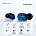 thumbnail image 2 of Auriculares Bluetooth Kinganda True Wireless Auriculares azules, 2 of 8