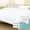 White, variant on Taicans Disposable Travel Bed Sheets King Size,3Pcs Disposable Bedding Set with1 Sheet and 2 Pillowcase for Hotel,Travel,Home Vistor,Reusable