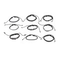 thumbnail image 1 of Pulseras Trenzadas De Cuero De La PU, Pulseras Tejidas Del Abrigo Del Puño Moda Vintage 9pcs Para El Partido, 1 of 7