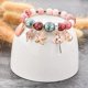 thumbnail image 5 of Pulseras de cuentas coloridas para mujer, pulsera con dijes de piedra natural, serie Shell Ocean Beach para niñas, 3 paquetes, 5 of 5