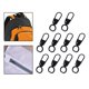 thumbnail image 1 of Fijador de reparación perfecl de cremallera de metal repuesto para mochilas bolsas ma negro, 1 of 8