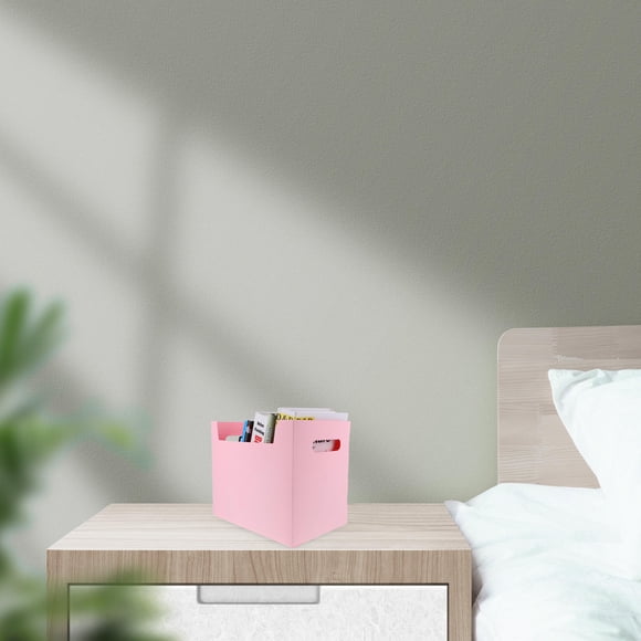 FUTUREORYY Cesta De Almacenamiento Doméstico Rosa Para Mantener Escritorio Y Hogar