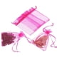 thumbnail image 3 of Bolsas de regalo de organza Boshen, 100 unidades, 10 x 15 cm, color rosa intenso, 3 of 8