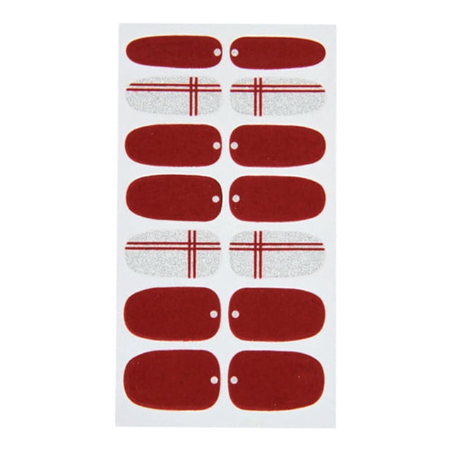stanreset Full Sticker Gel Artificial Resin Paper Decals Manicure Waterproof Decor DA064 1 1Set