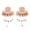 E, variant on Eyelash Stamp Lower Lash Stamp Tool Silicone Makeup Stamp for Eyeliner Practice Easy to Use Reusable Ballet Pink Beauty Tool