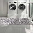 thumbnail image 2 of MeyJey Boho Indoor Hallway Runner Rug 2.6'x14', Oriental Non Slip Machine Washable Area Rug Distressed Vintage Floor Carpet for Bedroom Kitchen Dinning/Living/Laundry Room, Gray, 2 of 12