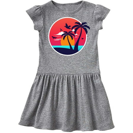 

Inktastic Beach Sunset Gift Toddler Girl Dress
