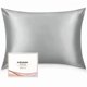thumbnail image 1 of Chenchen 100% Silk Pillowcase - Mulberry Silk Pillow Cases, 22 Momme 6A Grade Fibers, Silk Pillow Case for Hair and Skin Health, with Hidden Zipper (Queen 20''x30'', Dark Gray, 1PC), 1 of 1
