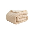 thumbnail image 2 of Iumwxz Taffeta Blanket, Double Layer Jacquard Taffle and Plushy Lamb Reverse, Lint Free Fade Resistant Durable Throw, 150x100cm for Office Nap Couch Lounging or Bed Layering, 2 of 6