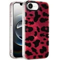 thumbnail image 4 of Case For Apple iPhone 16 Pro Max Glitter Leopard, Fashion Design Animal Skin Print Slim IMD TPU Dual Layer Shockproof Protective Phone Cover for iPhone 16 Pro Max Red Leopard, 4 of 9
