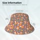 thumbnail image 3 of Fotbe Cute Little Fox Sombrero Tipo Pescador con Estampado – Sombrero de Sol de Algodón de Moda para Playa, Golf, Pesca, 3 of 6