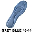 thumbnail image 4 of Plantillas Soporte Zapato Arco Transpirable para Trabajar Caminar (43-44) Gris, 4 of 4