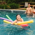 thumbnail image 3 of Big Joe Swim Noodle 18 Pack Pool Noodles, Red, Blue, Green, Purple, Yellow Foam, 4.5 feet, 55"L x 3.25"W x 3.25"H each, 3 of 6