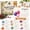 3PC, variant on Seed Calendar That Grows Floral Acre Monthly Cards Wildflower Desk Planner Track meetings and reminders at home or work then soak finished pages and place in soil