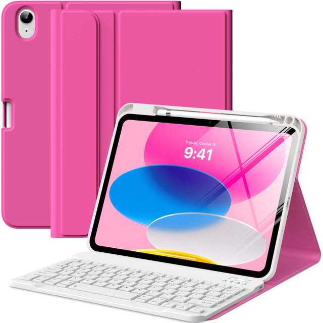 Funda MoKo para iPad con teclado Bluetooth desmontable de 11 pulgadas Pitaya