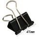 thumbnail image 2 of Black - 12 Pack Folder - 41mm - Box of Multi-Purpose Paper Clips - Binder - Metal Drawing Clips for Notes - Writing Paper -, 2 of 5