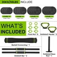 thumbnail image 6 of Adjustable Kettlebell Set, 4 in 1 Adjustable Dumbbell Set,44lbs/66lbs/88lbs Weight Set Used as Kettlebells, Barbell, Push up Stand for Home Gym, Home Gym Fitness Equipment for Men & Women, 6 of 8