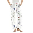 thumbnail image 2 of Women's Cute Fuzzy Pajama Pants Love Heart Comfy Warm Fleece Pajamas Lounge Long Sleepwear Home Pants with Pockets, 2 of 4