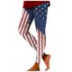 thumbnail image 2 of WILLBEST Leggings Con Estampado Tie Dye Del Día de La Independencia Para Mujer, Pantalones de Yoga de Cintura Alta, Para Entrenamiento, Correr, Atléticos, Elásticos y Cómodos Extra Grande, 2 of 5
