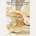 thumbnail image 5 of geerera Portable Household Divider Box, Travel Business Mini Small Box Storage Box,4 Compartment Storage Box,Craft Storage Box 7.5x7.5 inch, 5 of 7
