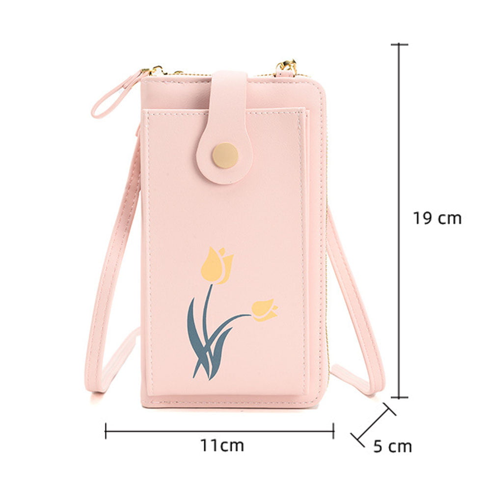 Poppy Faux Leather Womens Crossbody Shoulder Bag Cell Phone Purse Wallet  Credit Card Slots Holder Clutch - Walmart.com | Purse wallet, Cell phone  purse, Crossbody shoulder bag