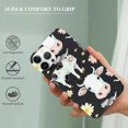 thumbnail image 2 of COMIO  for iPhone 15 Case, Women Girls Cute Cow Pattern with Flower Style Funny Cartoon Animal Design Transparent Soft Clear Case Compatible for iPhone 15 6.1 inch (Cows), 2 of 4