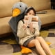 thumbnail image 4 of 190cm Giant Long Plush White Goose Toy Stuffed Lifelike Big Wings Duck Hug Massage Throw Pillow Boyfriend Cushion For Girl, 4 of 5