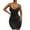Black Dress for women, variant on Women's Mini Bodycon Pencil Dress Pleated Beach Sundress Trendy Sleeveless V Neck Spaghetti Strap Elegant Cocktail Party Retro Workout Dress for Girls White