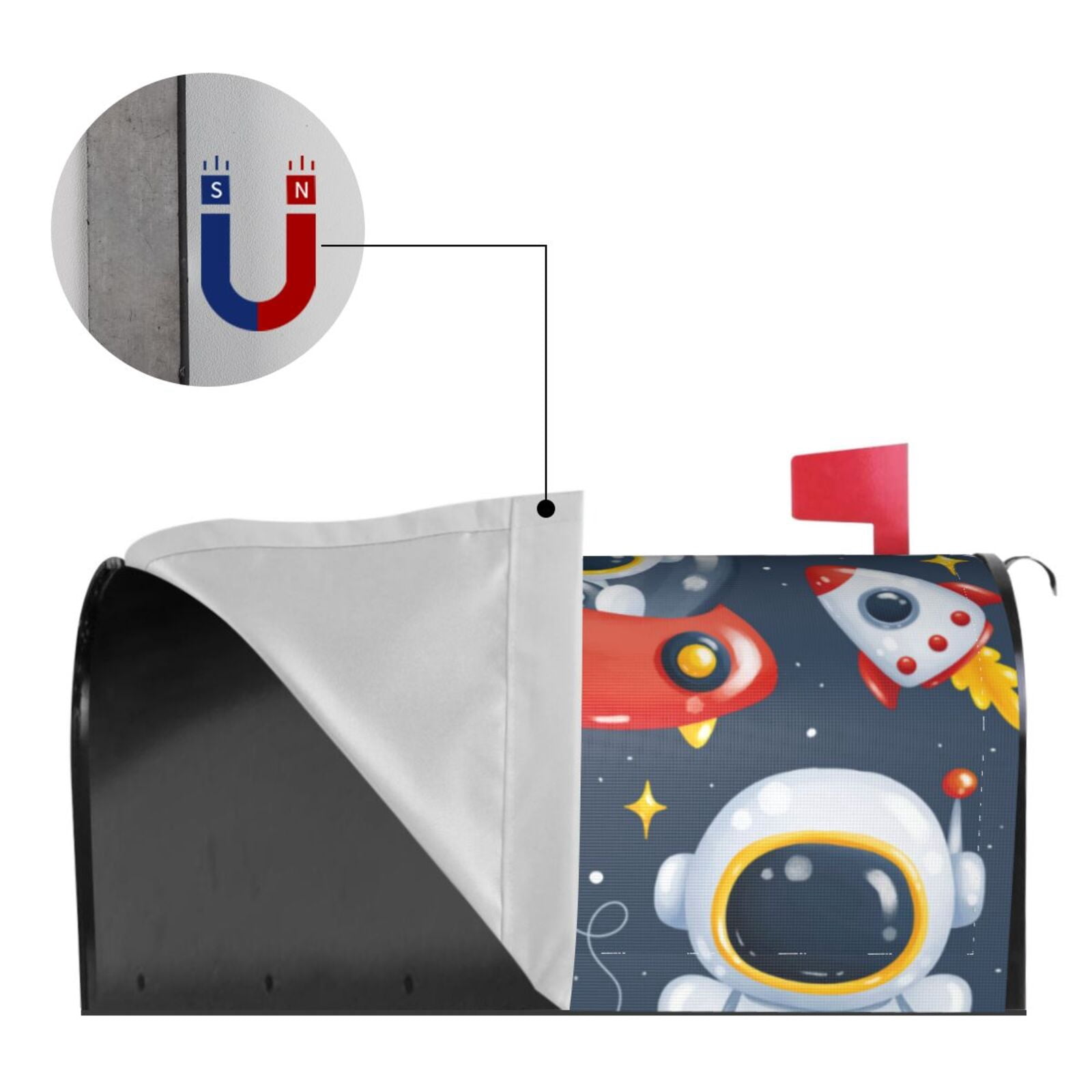 Kdxio Magnetic Mailbox Cover 21x18 in Mailbox Cover Outdoor Decoration Holiday Mailbox Covers for Home Garden Yard-21x18 in