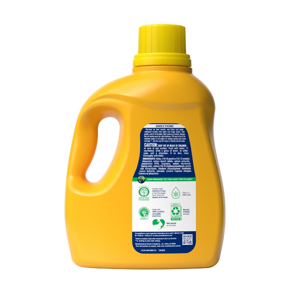 Arm & Hammer Clean Burst Liquid Laundry Detergent - Fresh Scent - 105 Loads, 105 fl oz