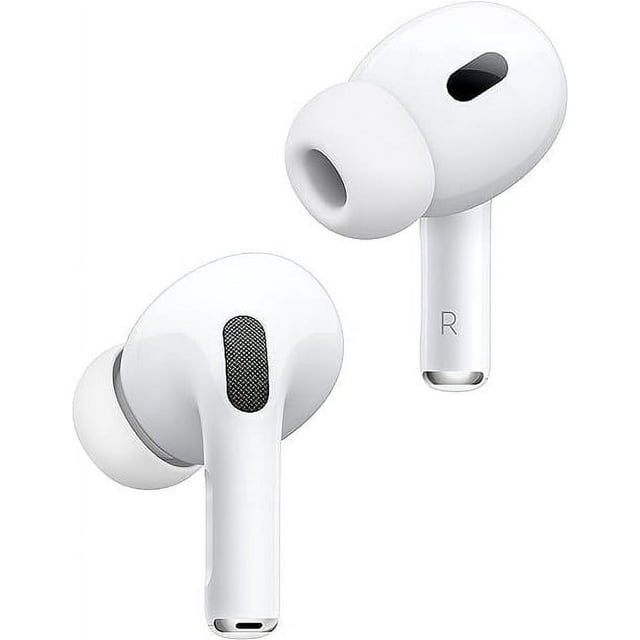 Airpods Apple Pro (2e Génération) Restaurés avec Étui de Chargement Paratonnerre Magsafe Blanc Très Bon (Rénové)