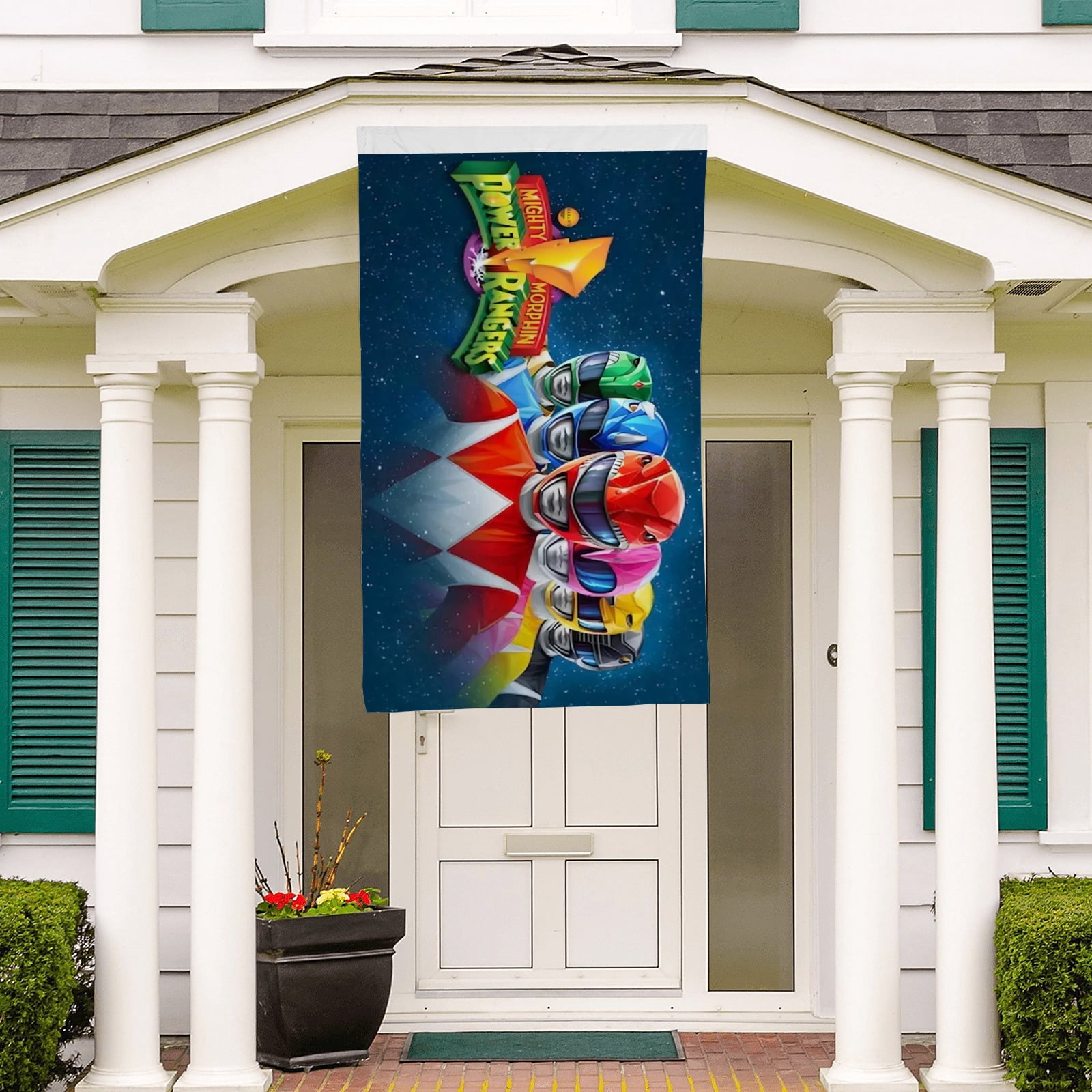 Flags for Mighty Morphin Power Rangers Decorations for Home, Outside, Indoor Outdoor Flag, House Flag Party Funny Gift for Family Member 3×5 FT