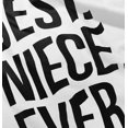 thumbnail image 4 of Best Niece Ever Cute Family Relative Youth T Shirt Tee Girls Infant Toddler Brisco Brands 12M, 4 of 5