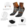 thumbnail image 5 of Pofeuu White Horse Autumn Birch Print 30cm Socks, Adult Running Hiking Socks for Youth and Adult, 5 of 7