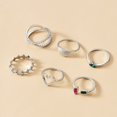 thumbnail image 5 of Fiudx Conjunto de Joyas Geométricas, Exquisitos Anillos Chapados En Oro, Formas Únicas para Cada Ocasión, Regalo Perfecto para Mujeres, Uso Diario, Fiestas y Festivales, Ideal para Todas Las Edades., 5 of 5