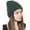 Green, variant on Women's Chenille Cable Knit Beanie, Gray