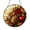 Acrylic 3.5 Inch, variant on Autumn Cornucopia Glass Suncatcher for Window, Seasonal Harvest Decor, Rustic Hanging Ornament