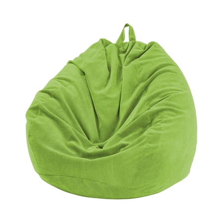 Soft Bean Bag Safe Cover Cordyroy Unfilling Home Lounger Lazy Large Storage Sofa Washable Slipcover