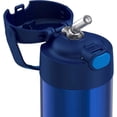 thumbnail image 2 of THERMOS FUNTAINER 12 Ounce Stainless Steel Vacuum Insulated Kids Straw Bottle, Blue, 2 of 3
