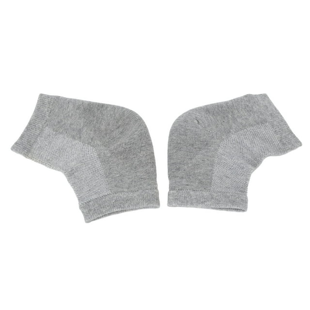 Cracked Heel Socks, Vitamin E Heel Socks Hydration Treatment For Heels Gray