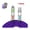 Blue-1 pack, variant on 4-in-1 USB C Cable,Multi Charger Cable with Breathing Light, PD 5A Multi Fast Charging & Data Sync Silicone Gray-1 pack